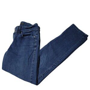 Levis Mid Rise Skinny Jeans Womens Size 25 Medium Wash Denim Pants